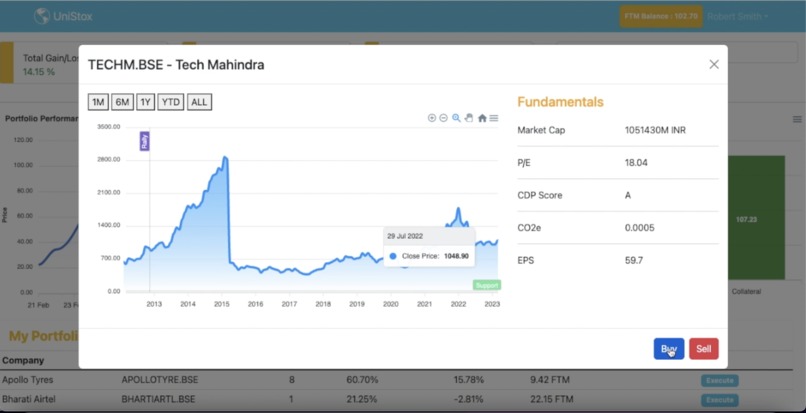 UniStox – screenshot 3
