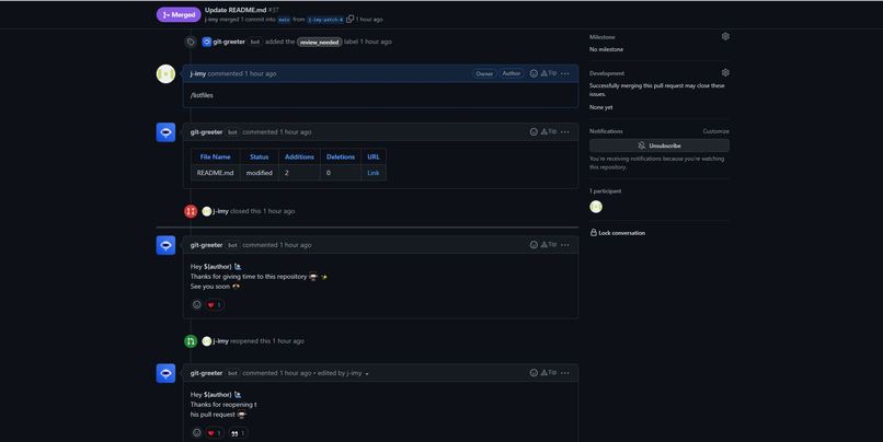 git-greeter – screenshot 4