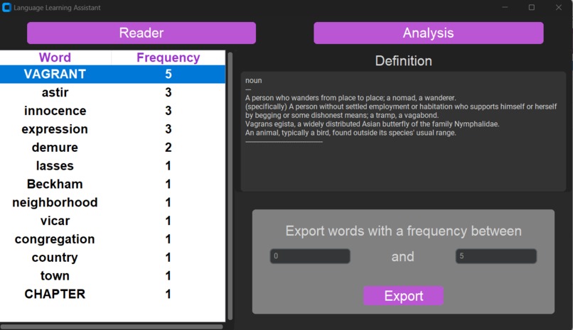 Language Learning Assistant – screenshot 1
