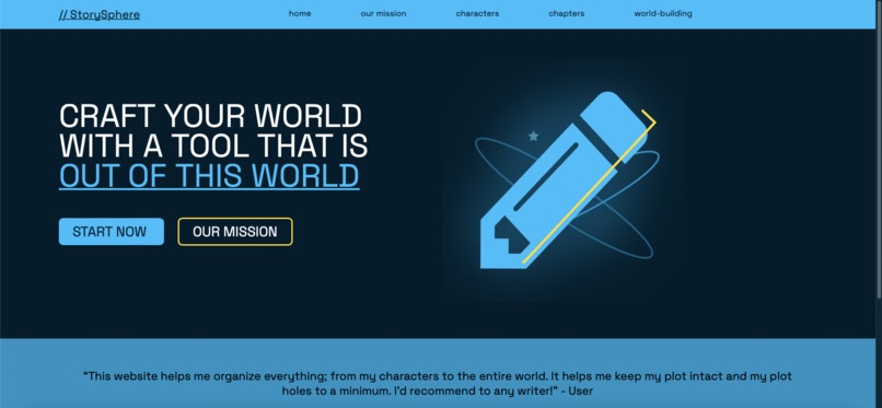 StorySphere – screenshot 1
