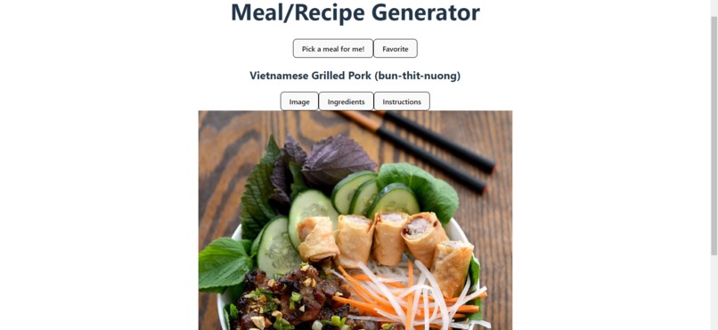 Recipe Generator – screenshot 2
