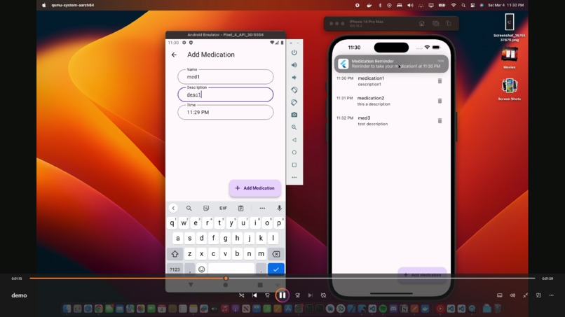 Medication Reminder App – screenshot 1
