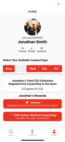 AresFit – screenshot 4