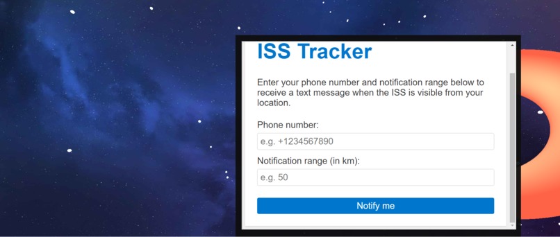 ISS Tracker – screenshot 2
