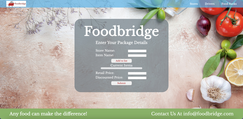 Foodbridge – screenshot 1