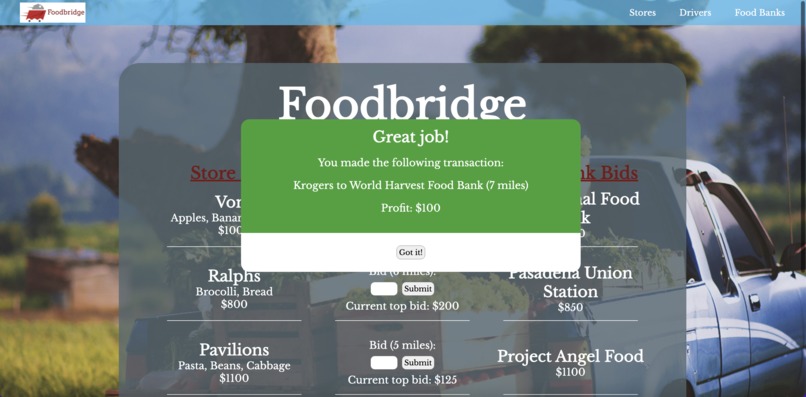 Foodbridge – screenshot 3