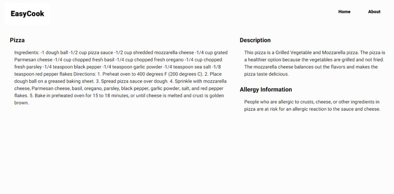 EasyCook – screenshot 2