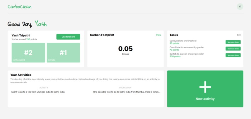 CarboClear - Sustainability made simpler – screenshot 1