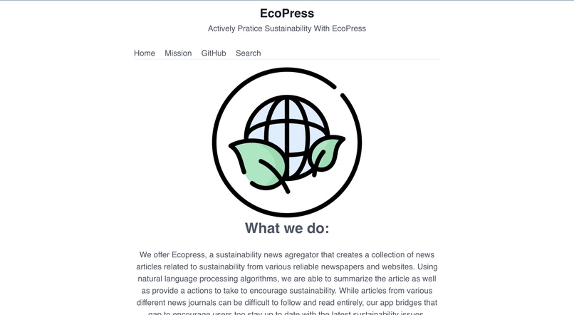 EcoPress – screenshot 1