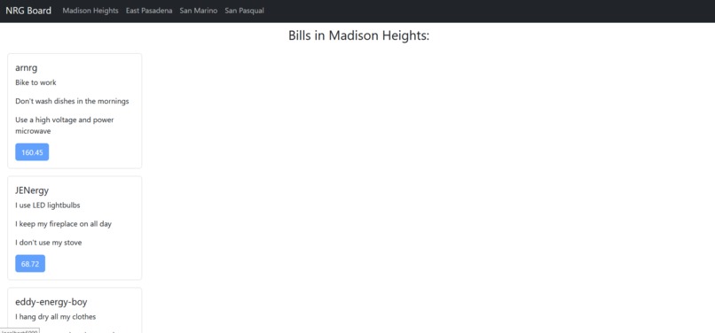 NRG Board – screenshot 2