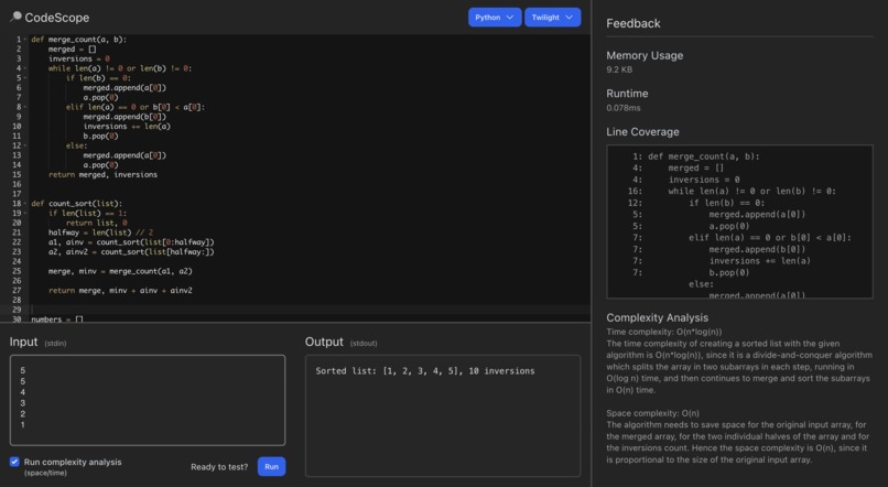 CodeScope – screenshot 1