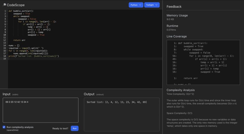 CodeScope – screenshot 2