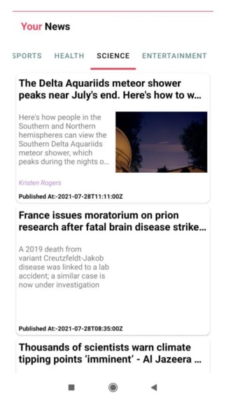 NewsWave – screenshot 1