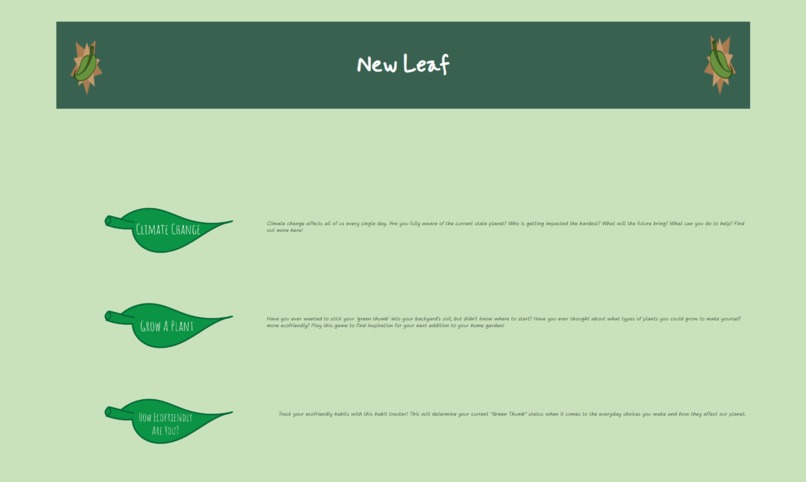 New Leaf – screenshot 1
