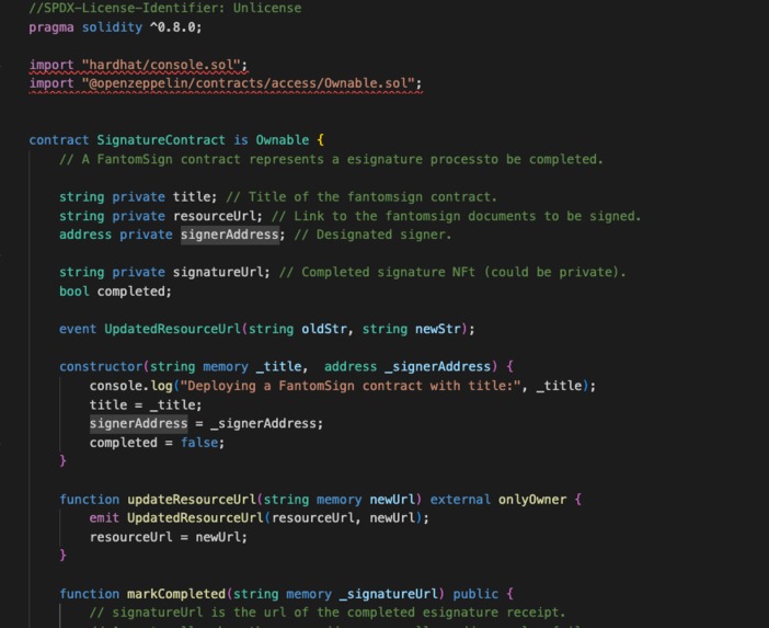 Fantomsign: Smart contract document signing – screenshot 10