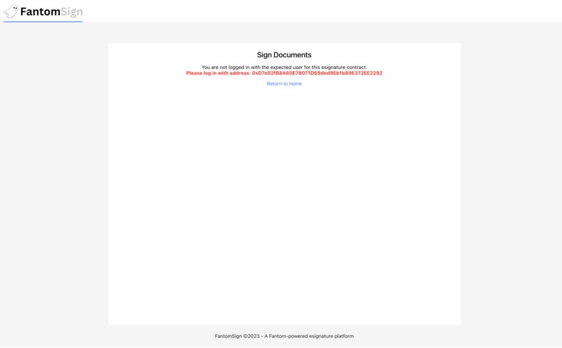 Fantomsign: Smart contract document signing – screenshot 7