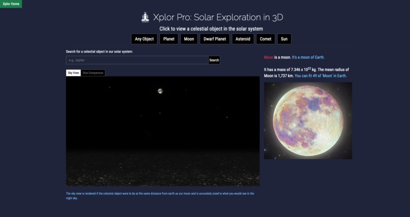 Xplor: Explore the Vastness of Space in 3D – screenshot 1