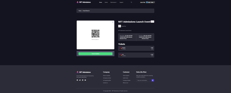 NFT Admissions – screenshot 6