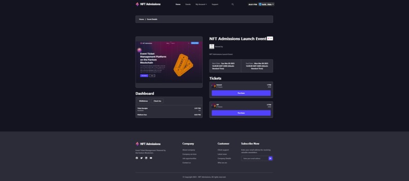 NFT Admissions – screenshot 3