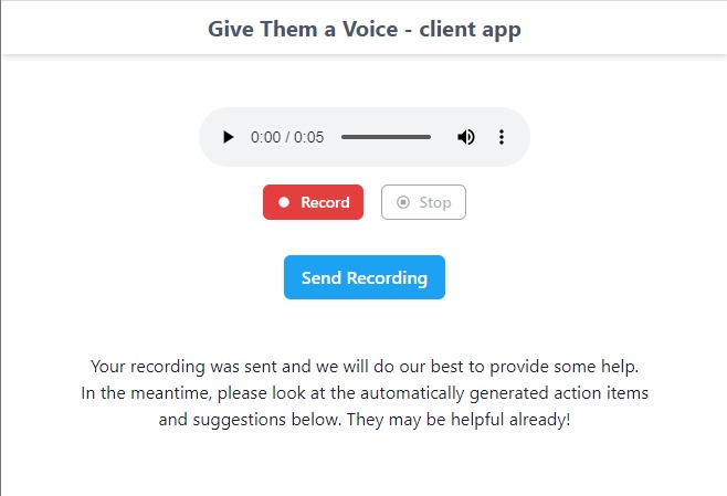 Give Them a Voice – screenshot 2