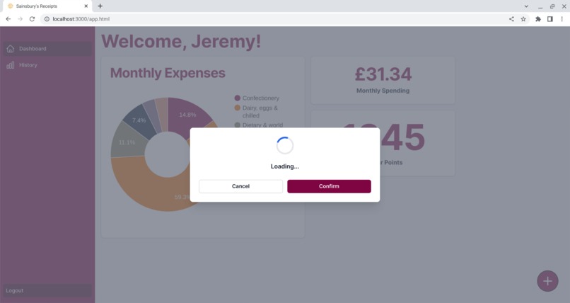 Sainsbury's Receipt scanner & purchase history – screenshot 3
