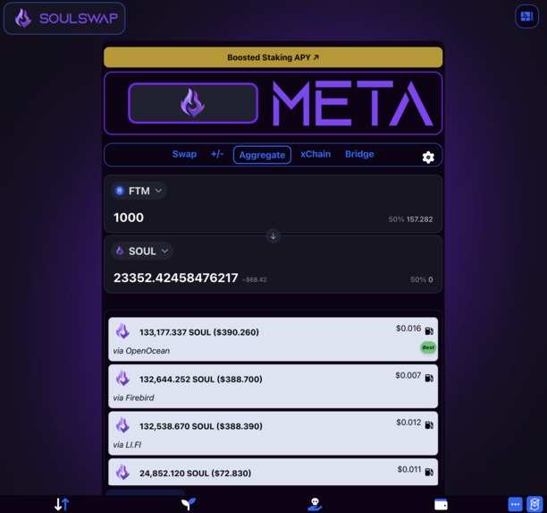 SoulSwap Finance – screenshot 3