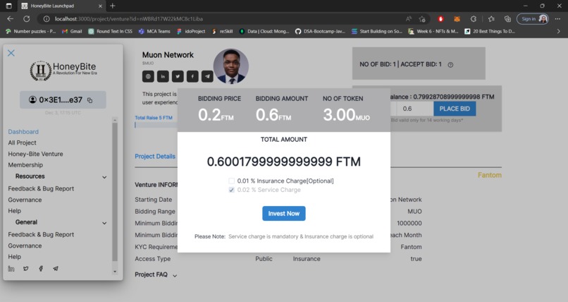 Honey-Bite Crypto Ecosystem – screenshot 8