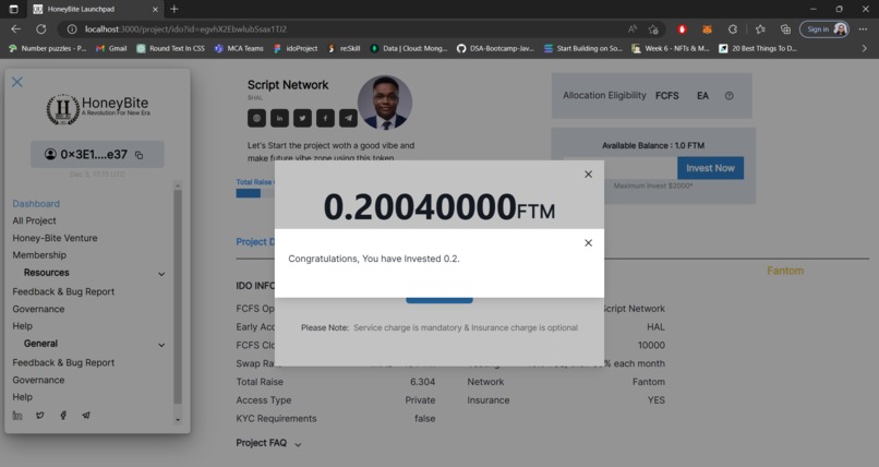 Honey-Bite Crypto Ecosystem – screenshot 9