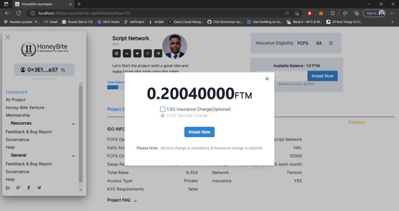 Honey-Bite Crypto Ecosystem – screenshot 10