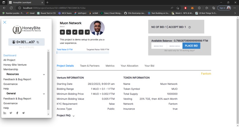 Honey-Bite Crypto Ecosystem – screenshot 11