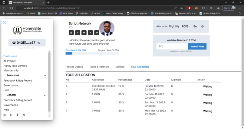 Honey-Bite Crypto Ecosystem – screenshot 13