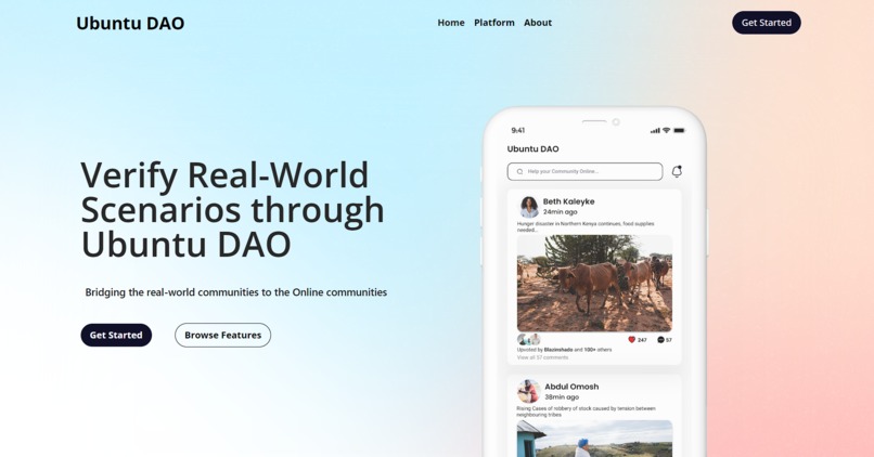 Ubuntu DAO – screenshot 2