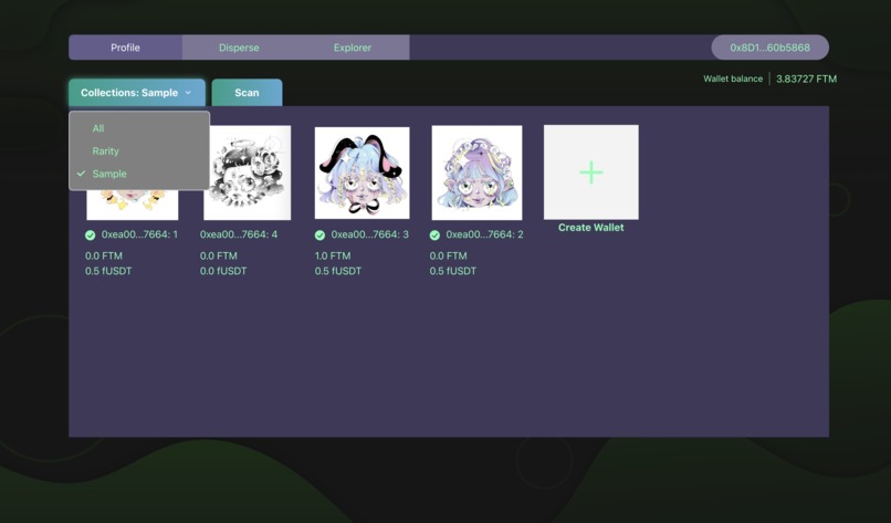 NFT Wallet – screenshot 1