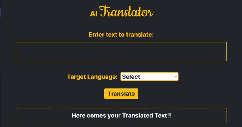 AI-Translator – screenshot 1