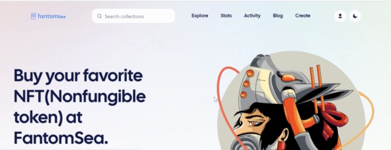 FantomSea - NFT Marketplace – screenshot 1
