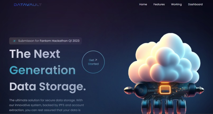 Datavault – screenshot 1