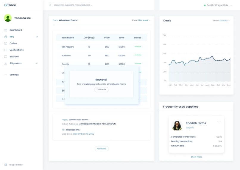 zkTrace – screenshot 2
