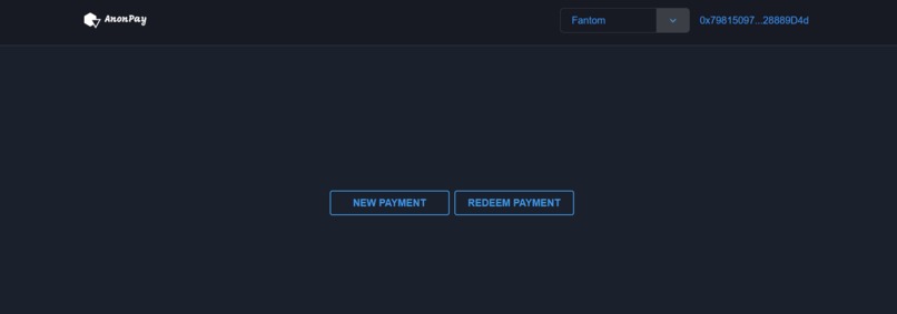 AnonPay – screenshot 2