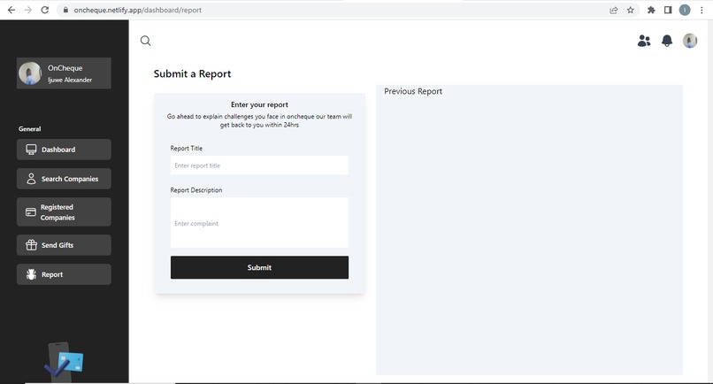 On-Cheque – screenshot 3