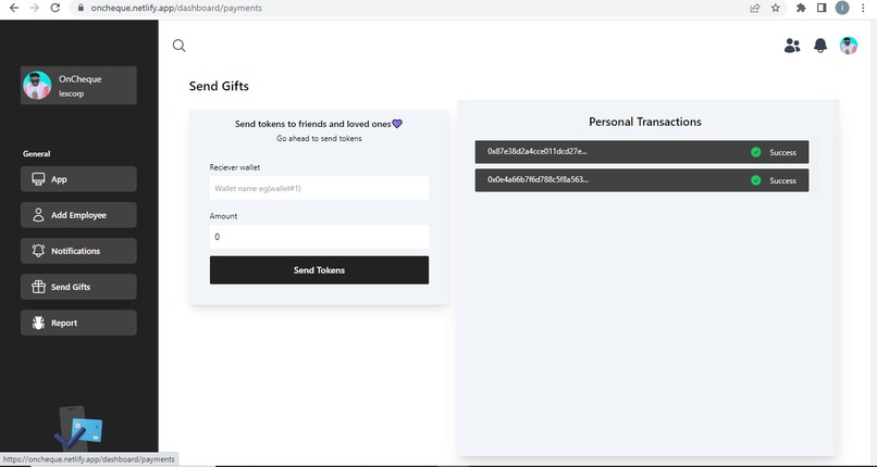 On-Cheque – screenshot 4