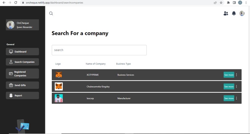 On-Cheque – screenshot 5