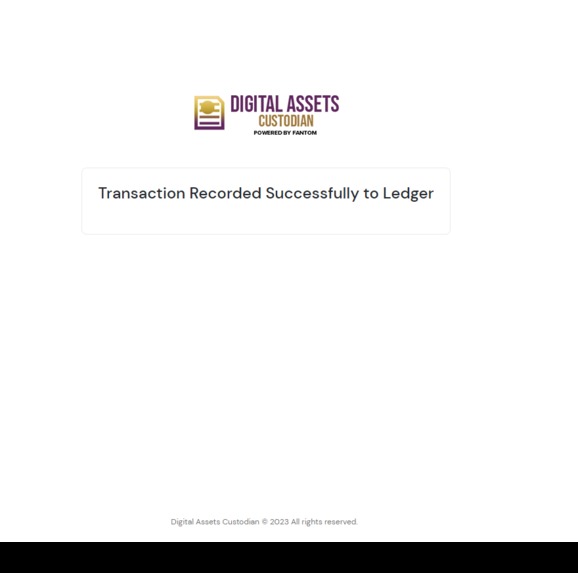 Digital Assets Custodian – screenshot 5