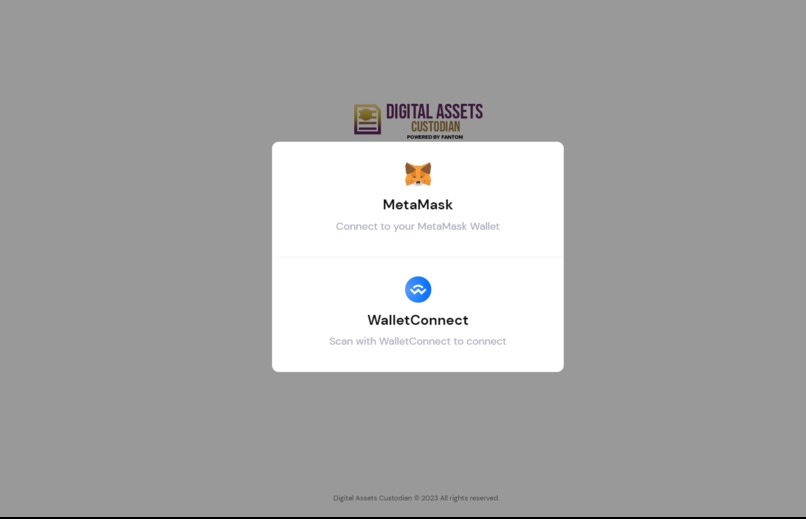 Digital Assets Custodian – screenshot 2