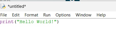 Python – screenshot 1