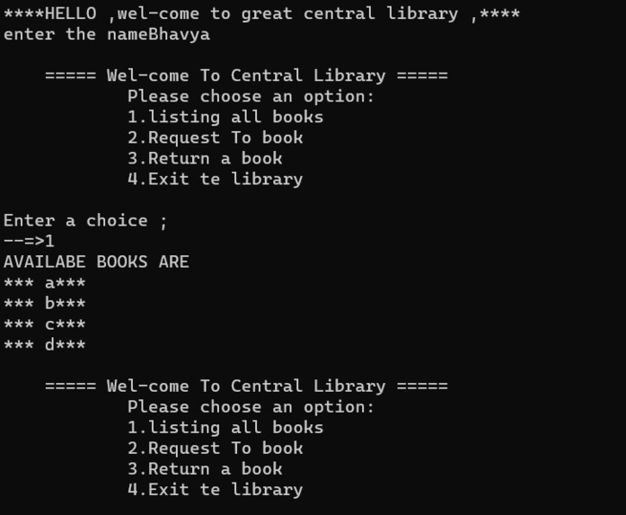 Library Management System  – screenshot 4