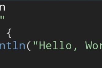 Hello world in Go Lang