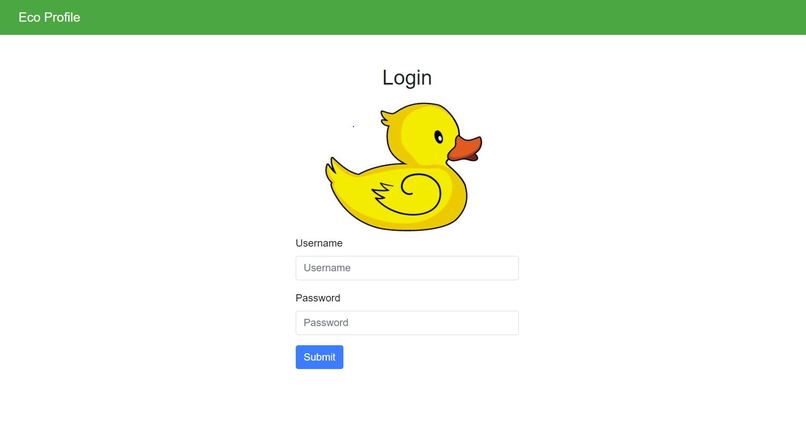 Sustainability Profile – screenshot 1