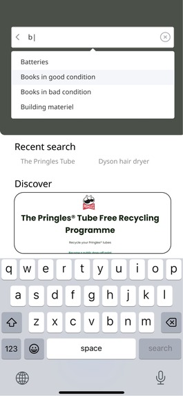 CityBin - bin locator and recycle advisor – screenshot 2