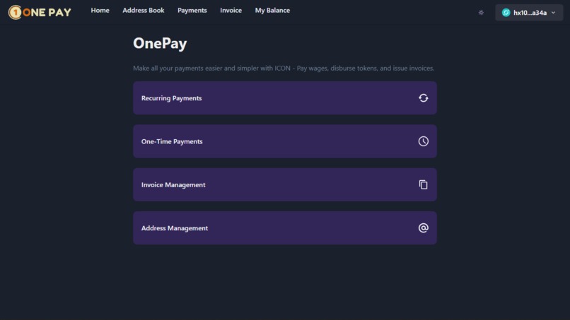 OnePay – screenshot 1