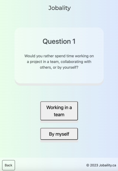 Jobality – screenshot 2